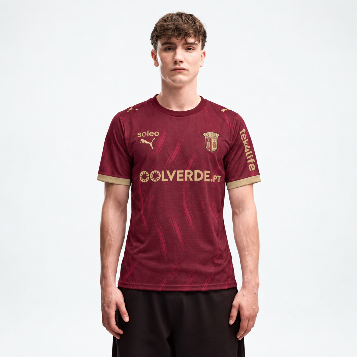 Camisola SC Braga Equipamento Alternativo Bordô 2026/27