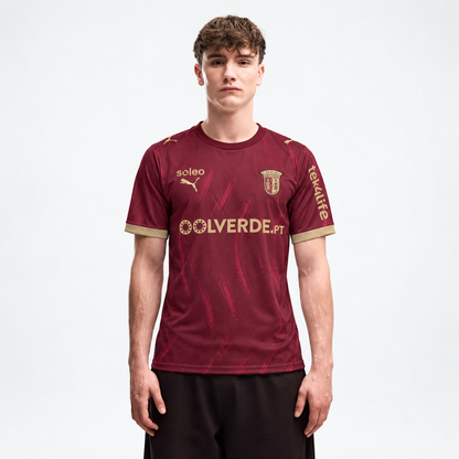 Camisola SC Braga Alternativa 2026/27 bordô