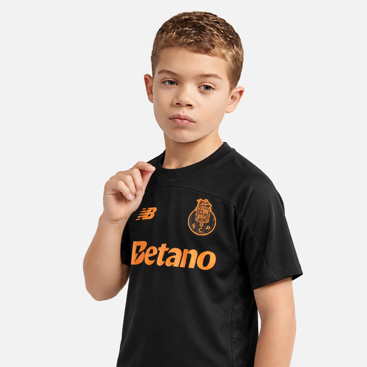 Conjunto Infantil Dragão Quarto Equipamento 2026/27 – Preta | Lançamento