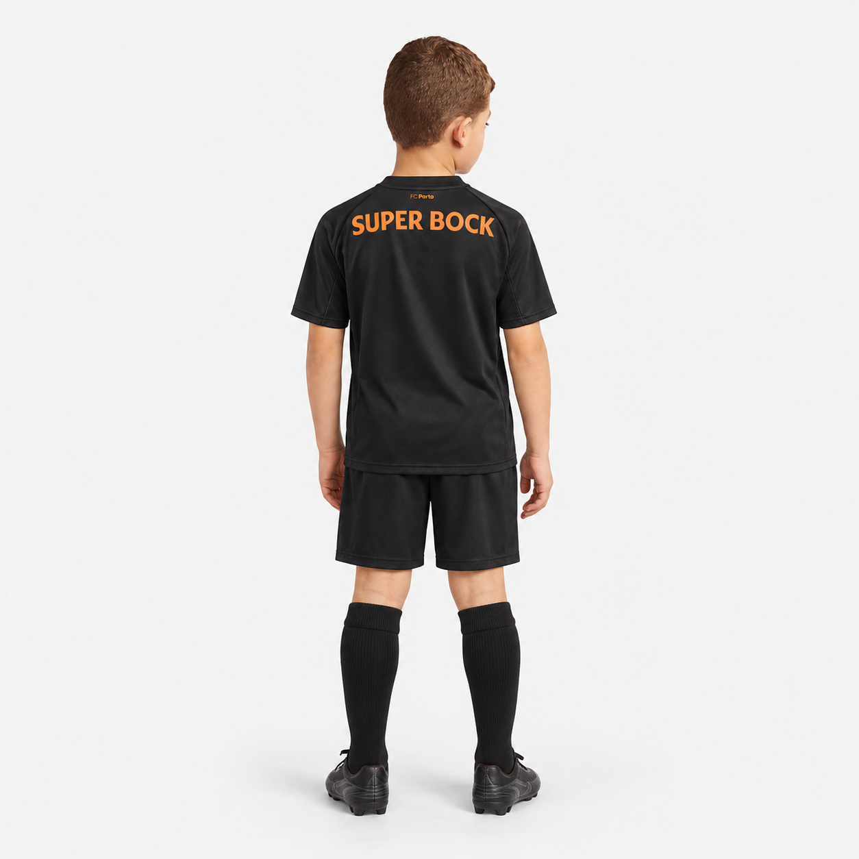 Conjunto Infantil Dragão Quarto Equipamento 2026/27 – Preta | Lançamento