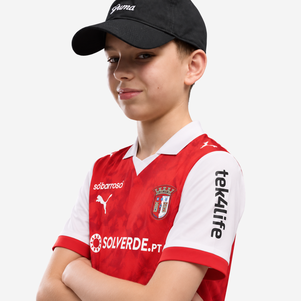 Conjunto Infantil SC Braga Principal 2025/26