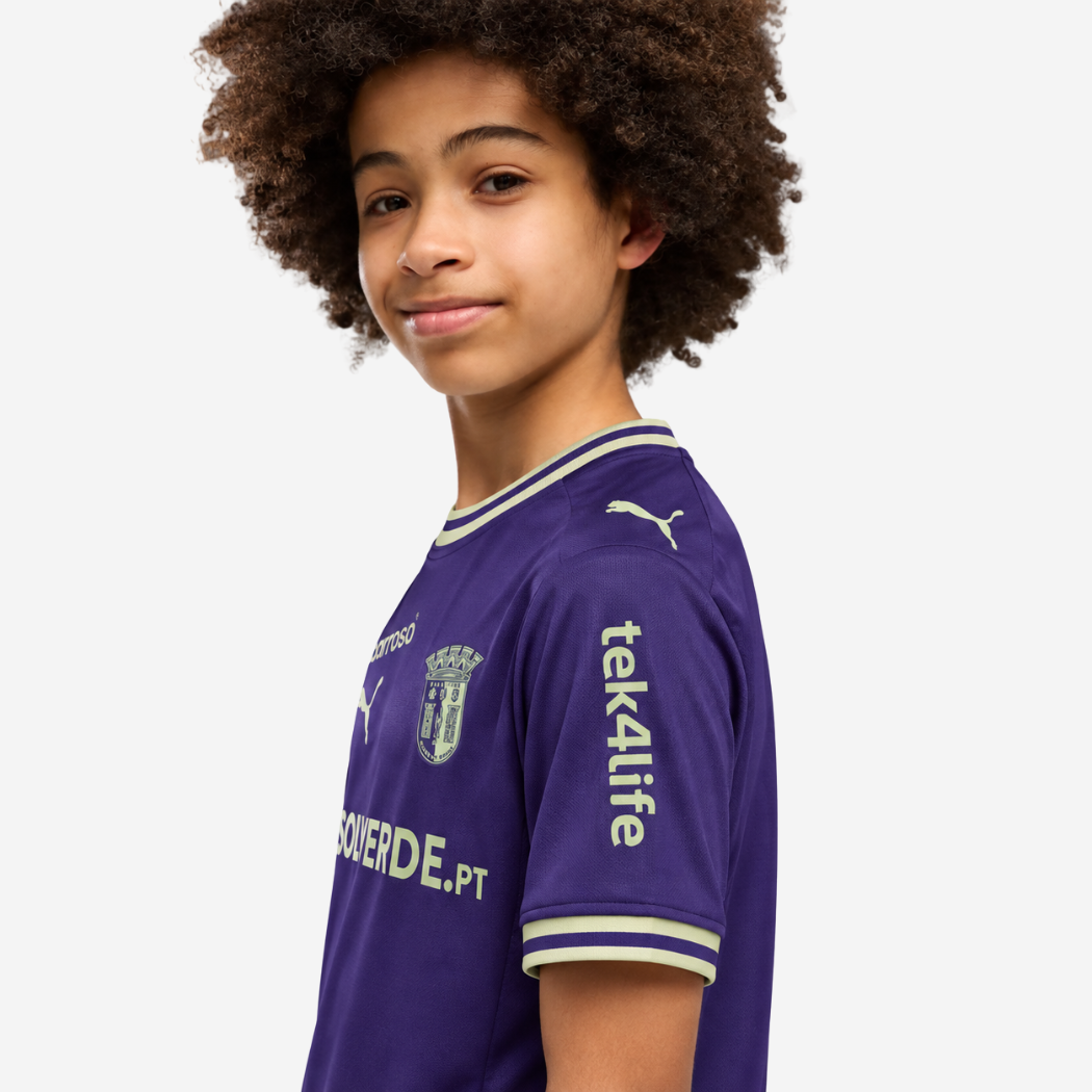 Conjunto Infantil SC Braga Alternativo 2025/26