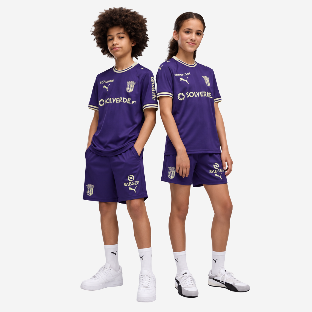 Conjunto Infantil SC Braga Alternativo 2025/26