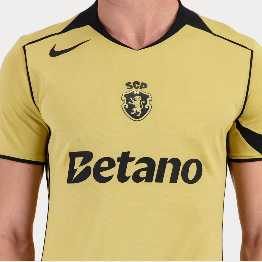 Camisola Alternativa Total 90 2026/27 – Dourada