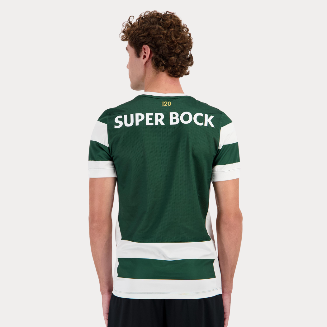 Camisola Principal 120.º Aniversário 2026/27 – Verde e Branca
