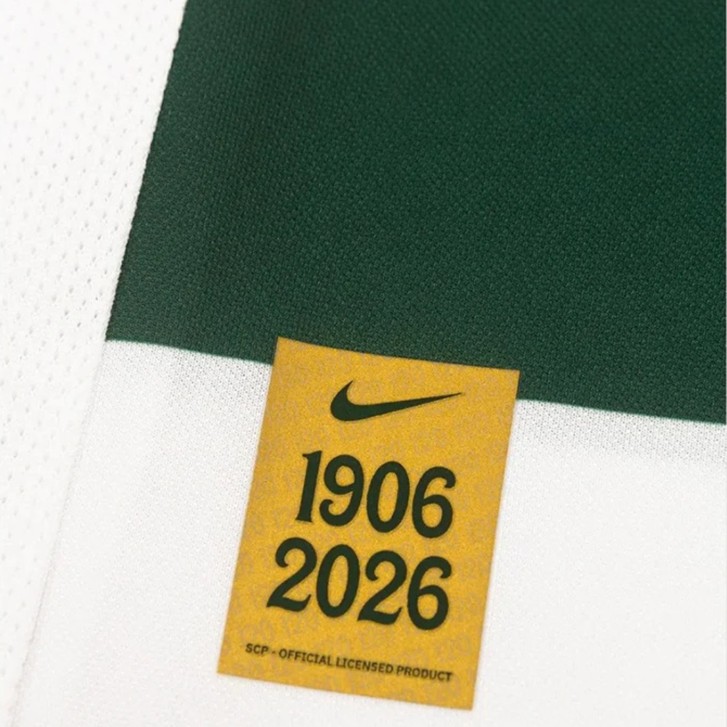 Conjunto Infantil SCP Principal 120.º Aniversário 2026/27 – Verde e Branco