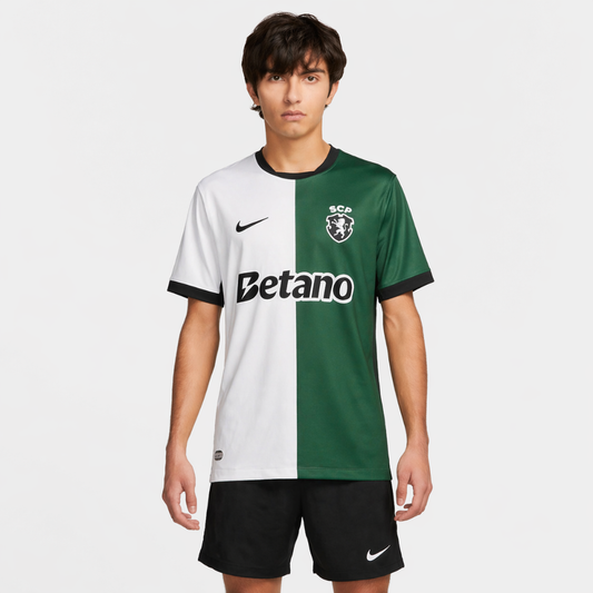 Camisola Stromp – Quarto Equipamento 2025/26 – Branca e Verde