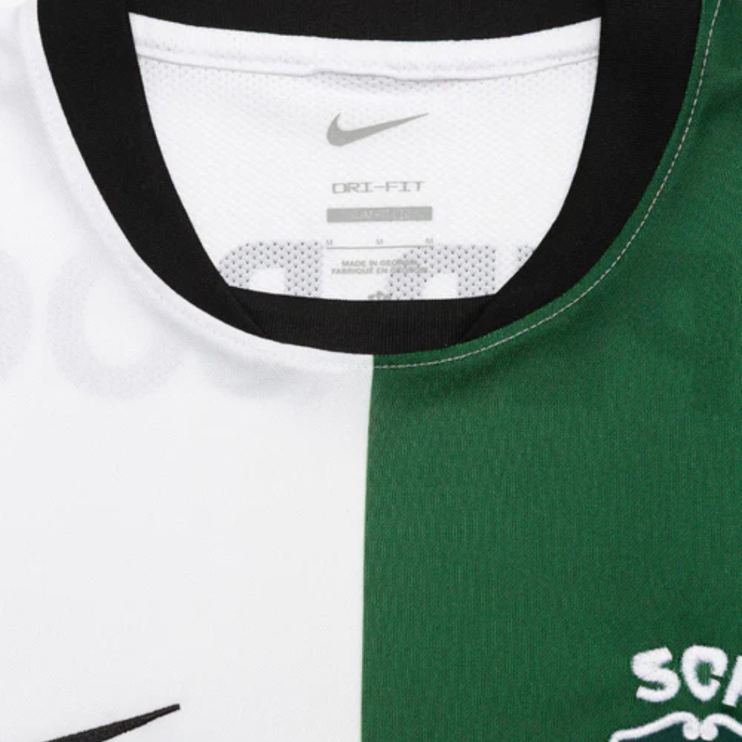 Camisola Stromp – Quarto Equipamento 2025/26 – Branca e Verde