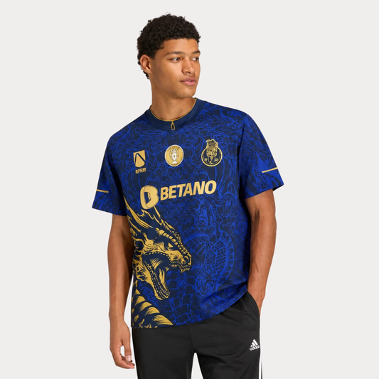 Camisola Dragão Especial Azul Dragão 22/23 Retro