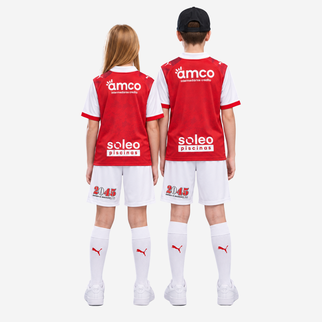 Conjunto Infantil SC Braga Principal 2025/26