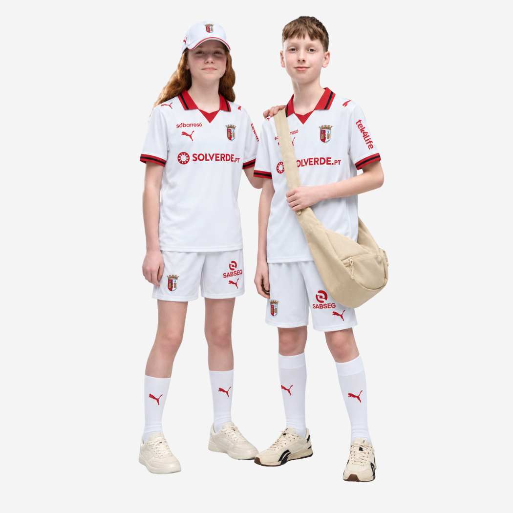 Conjunto Infantil SC Braga  Terceiro Equipamento 2025/26