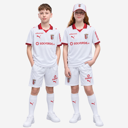 Conjunto infantil SC Braga Terceiro Equipamento 2025/26 roxo