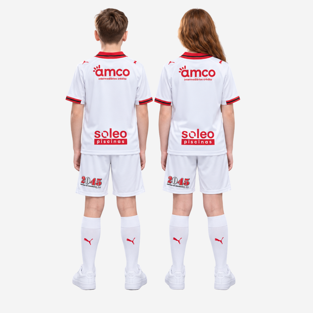 Conjunto Infantil SC Braga  Terceiro Equipamento 2025/26