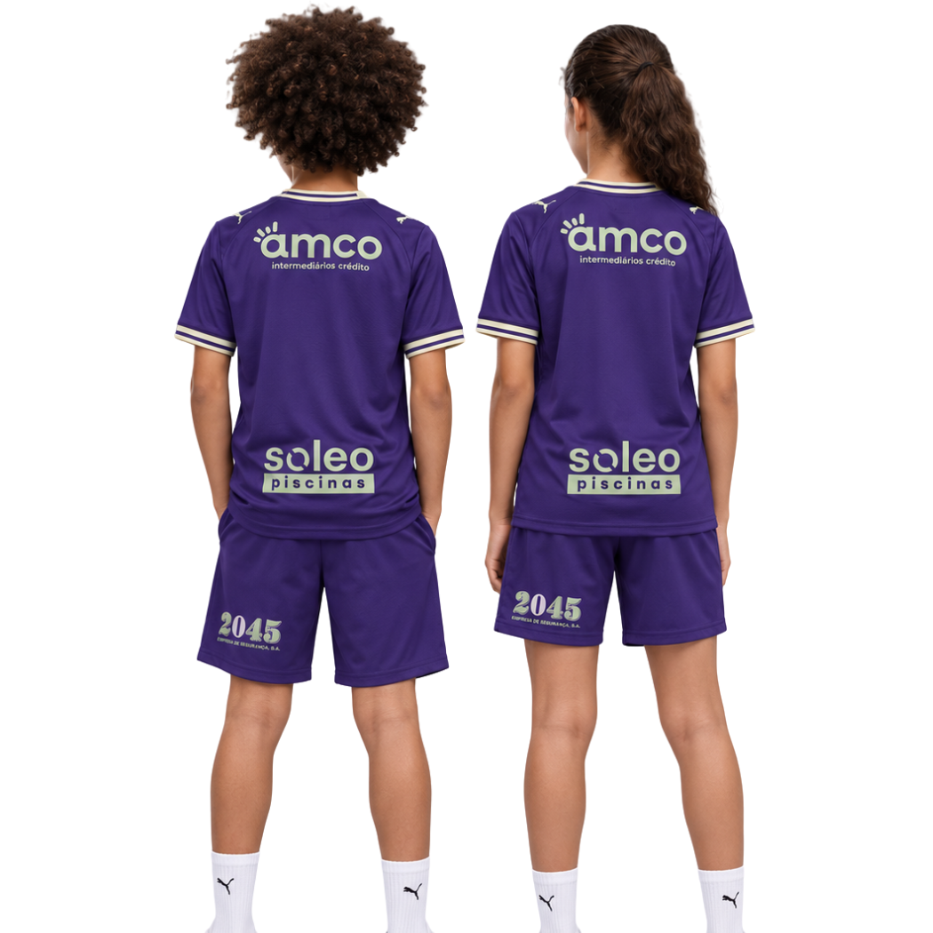 Conjunto Infantil SC Braga Alternativo 2025/26