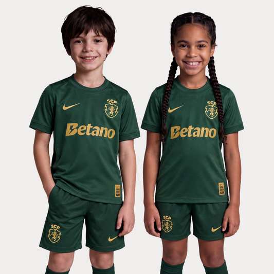 Conjunto Infantil Comemorativo 120.º Aniversário 2026/27 – Verde