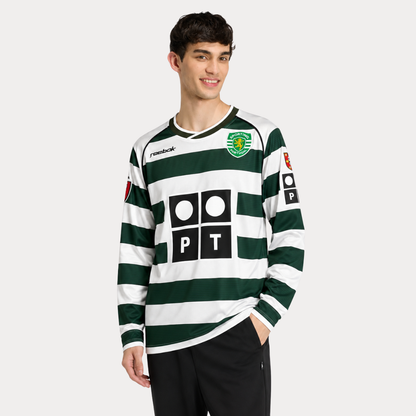 Camisola Verde Retrô Home 2001/03 – Manga Longa