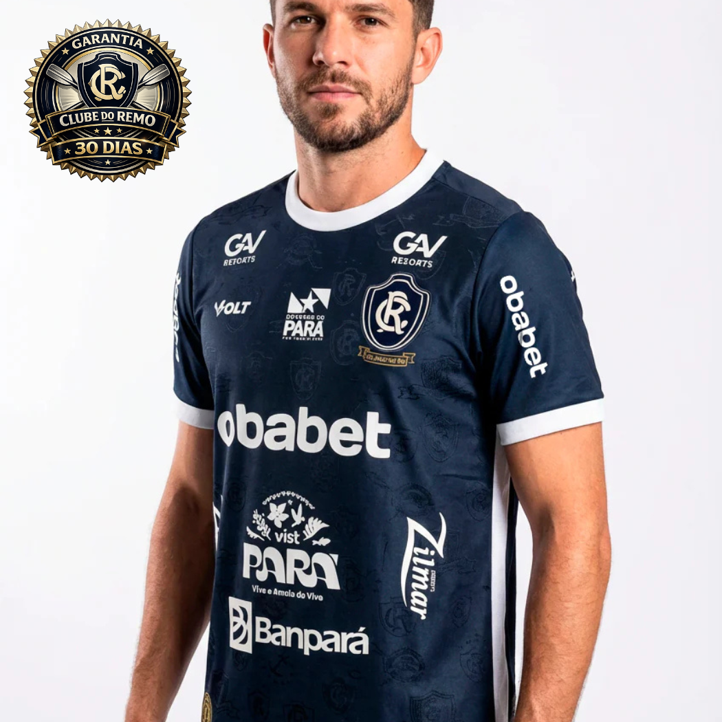 Camisa Clube do Remo Jogo 1 Com Patrocínio - imagem 1
