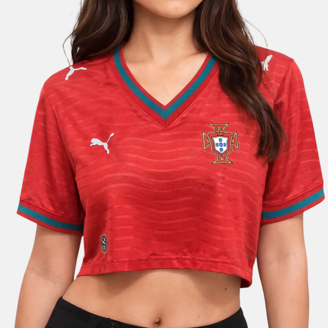 Cropped Feminina Principal Portugal 2026 - Copa do Mundo - imagem 1
