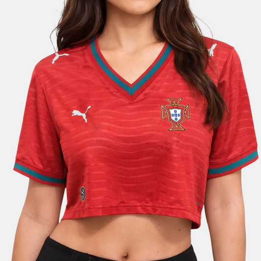 Cropped Feminina Principal Portugal 2026 - Copa do Mundo - imagem 1