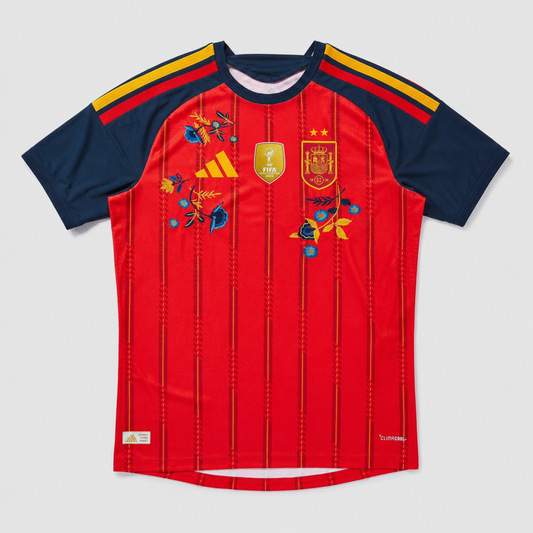 Camisola Espanha Principal Bordada 2026/27 – Versão Jogador