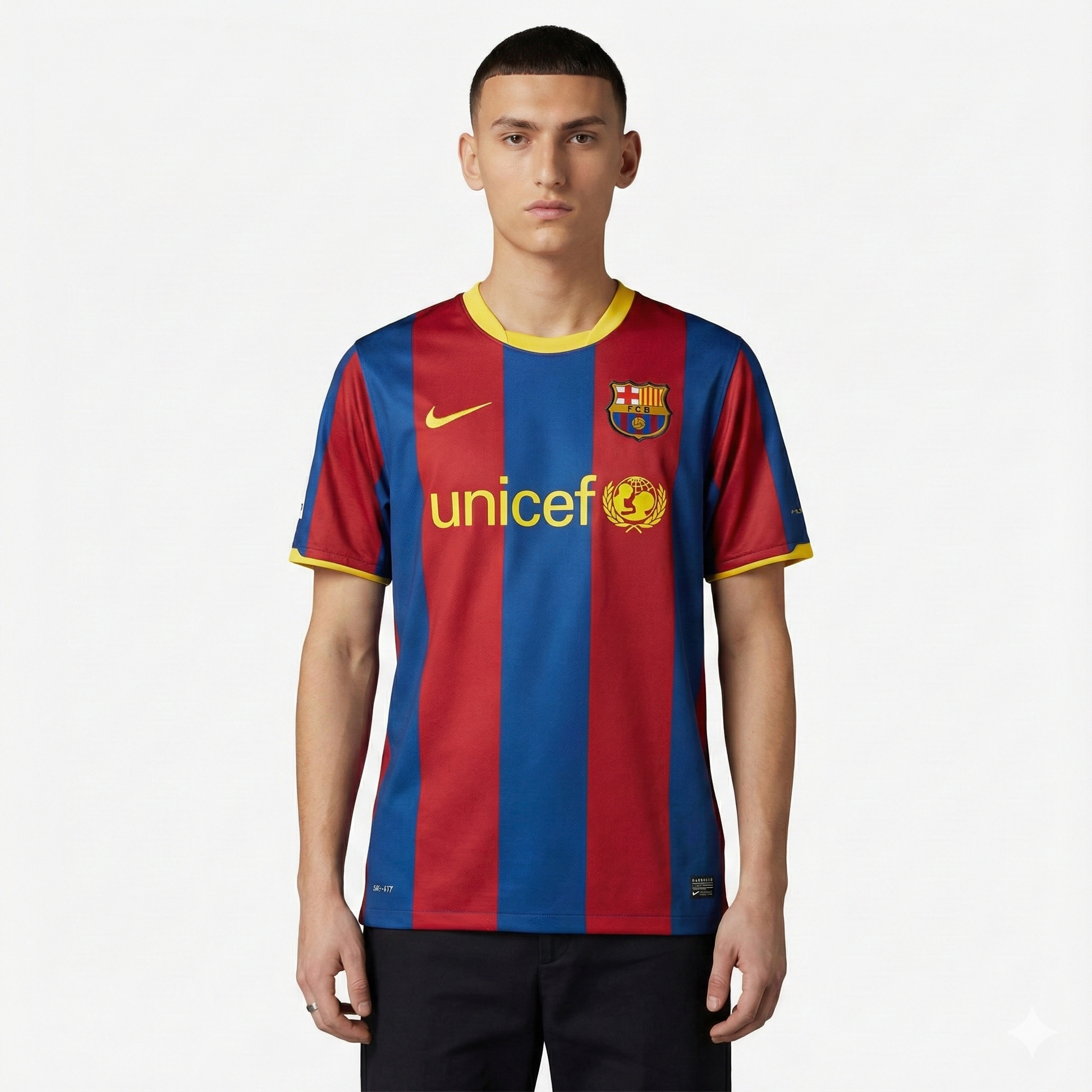 Camisola Retrô Barcelona 2010/11 I - imagem 1