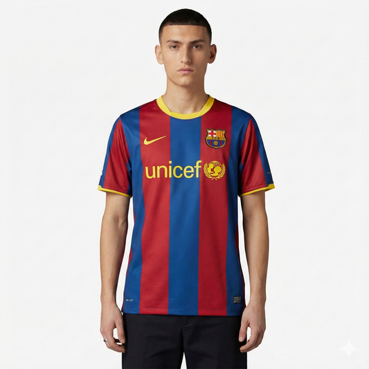 Camisola Retrô Barcelona 2010/11 I - imagem 1