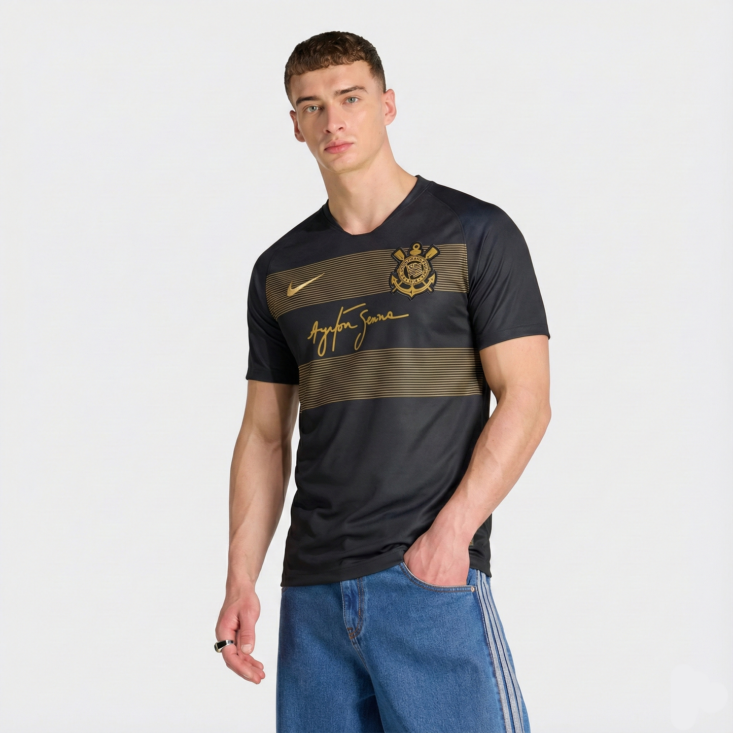 Camisola Retrô Corinthians 2018/19 II Ayrton Senna - imagem 1