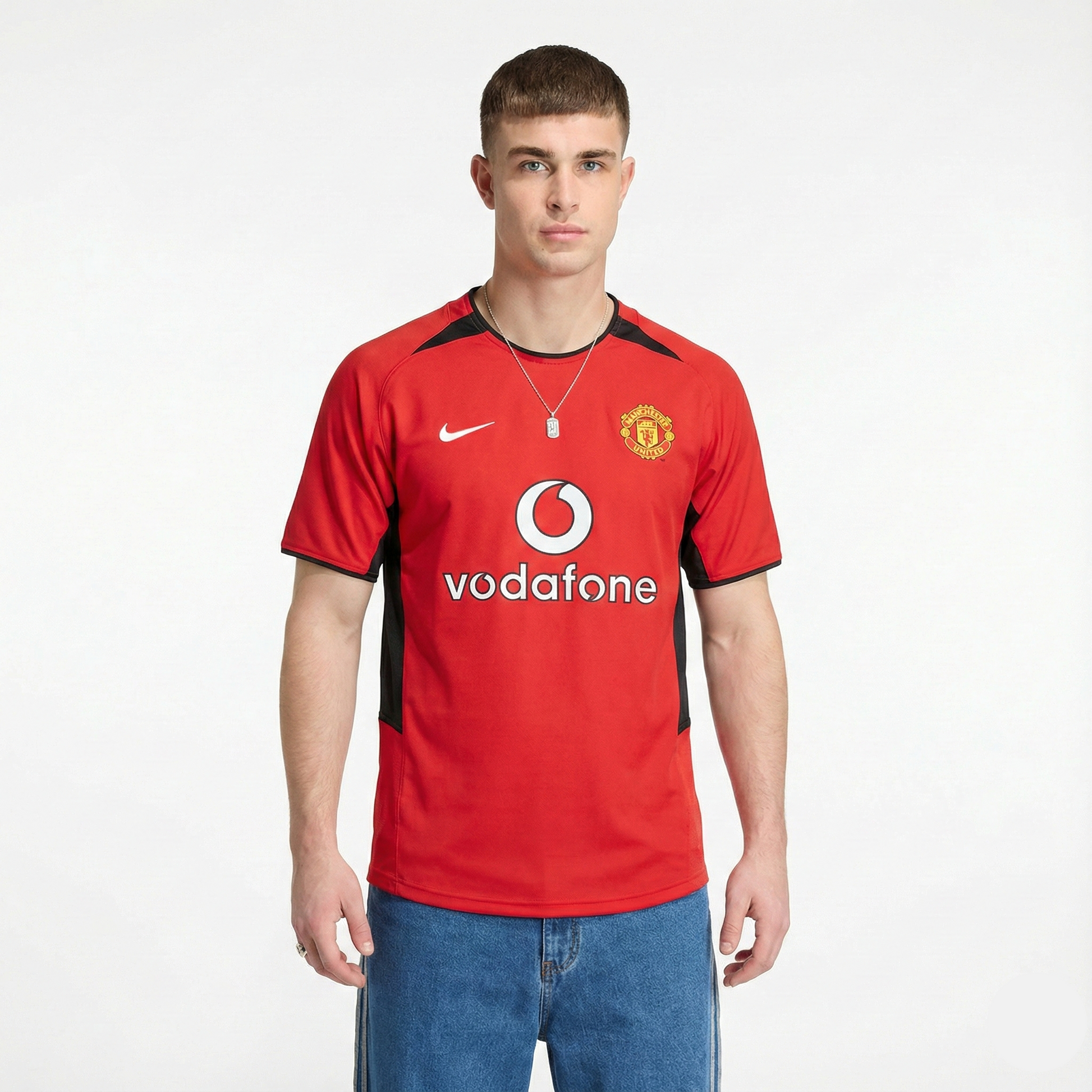 Camisola Retrô Manchester United 2002/04 I - imagem 1