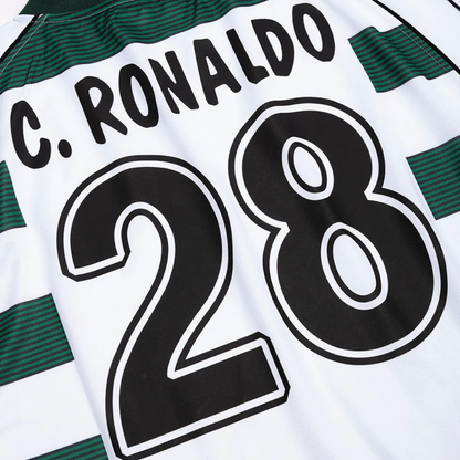 Camisola Verde Retrô Home 2002 – C. Ronaldo