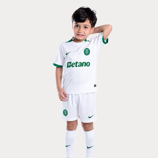 Conjunto Infantil Taça das Taças Branco 2024/25