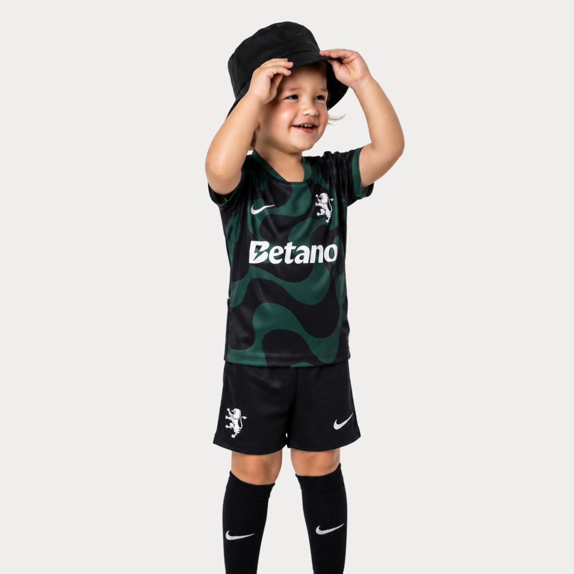 Conjunto Infantil Alternativo Preto 2025/26