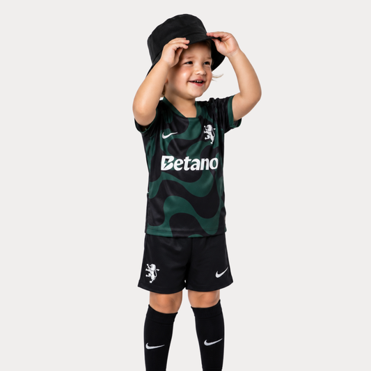 Conjunto Infantil Alternativo Preto 2025/26