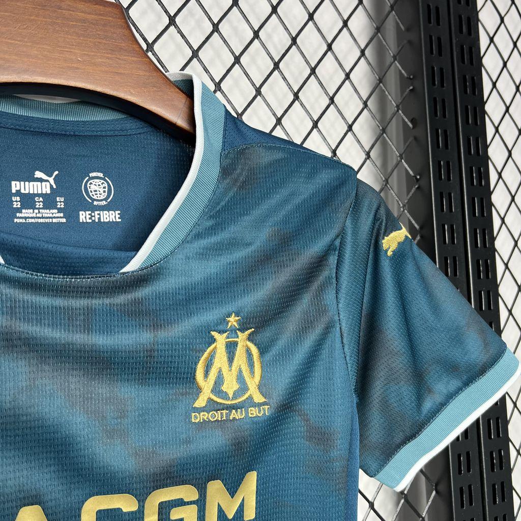 OLYMPIQUE DE MARSEILLE II 24/25 CONJUNTO INFANTIL - imagem 4