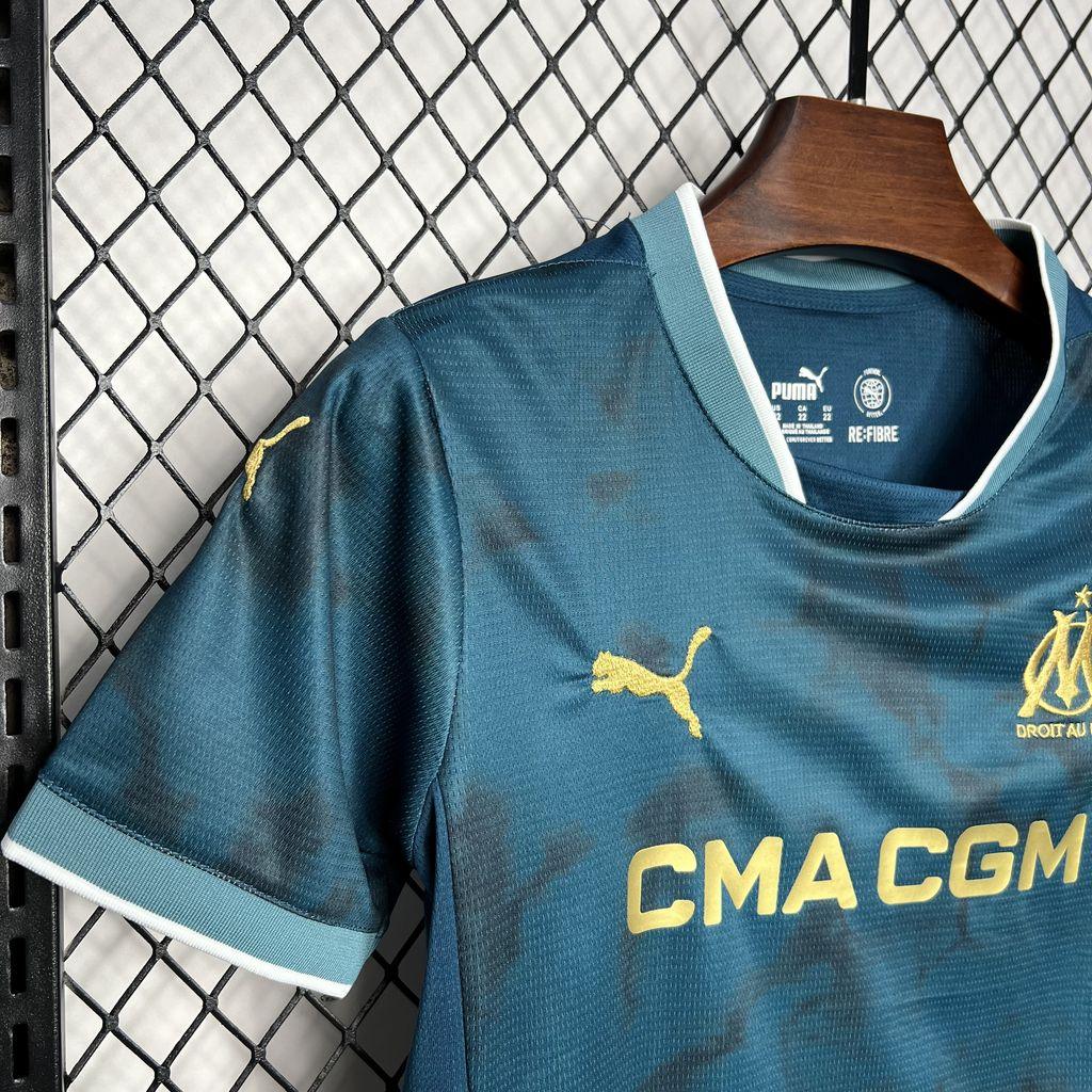OLYMPIQUE DE MARSEILLE II 24/25 CONJUNTO INFANTIL - imagem 3