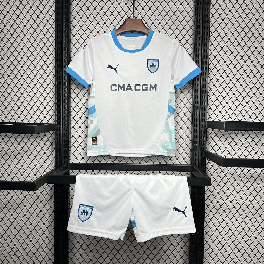 OLYMPIQUE DE MARSEILLE I 24/25 CONJUNTO INFANTIL - imagem 1