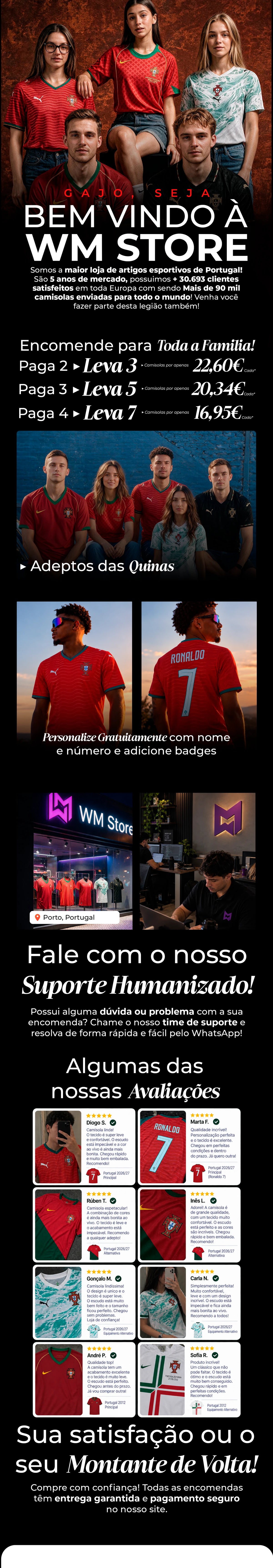 Camisola da Seleção de Portugal – Concept Azul 2026/27