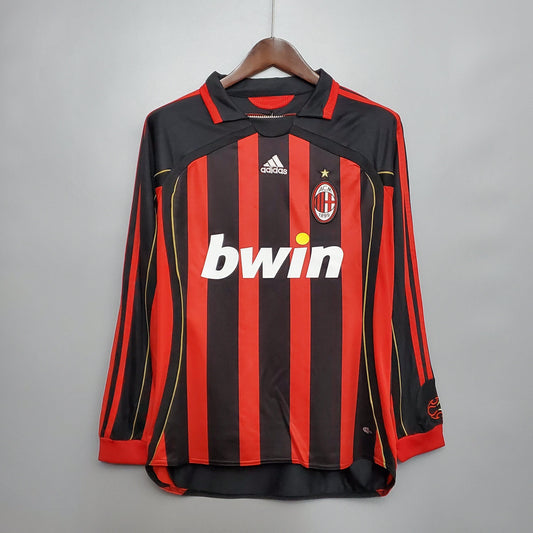 MILAN V 06/07 HOMBRE (RETRO) MANGA LARGA - imagem 1