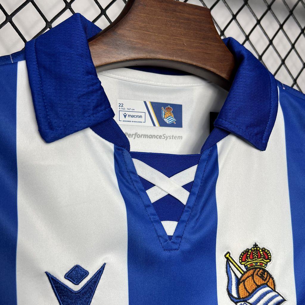 REAL SOCIEDAD I 24/25 CONJUNTO INFANTIL - imagem 2