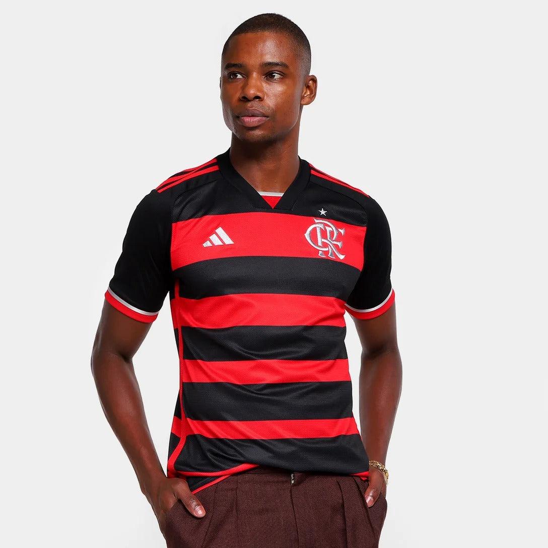 Camisa Flamengo I 2024-25 - Vermelho e Preto - imagem 5