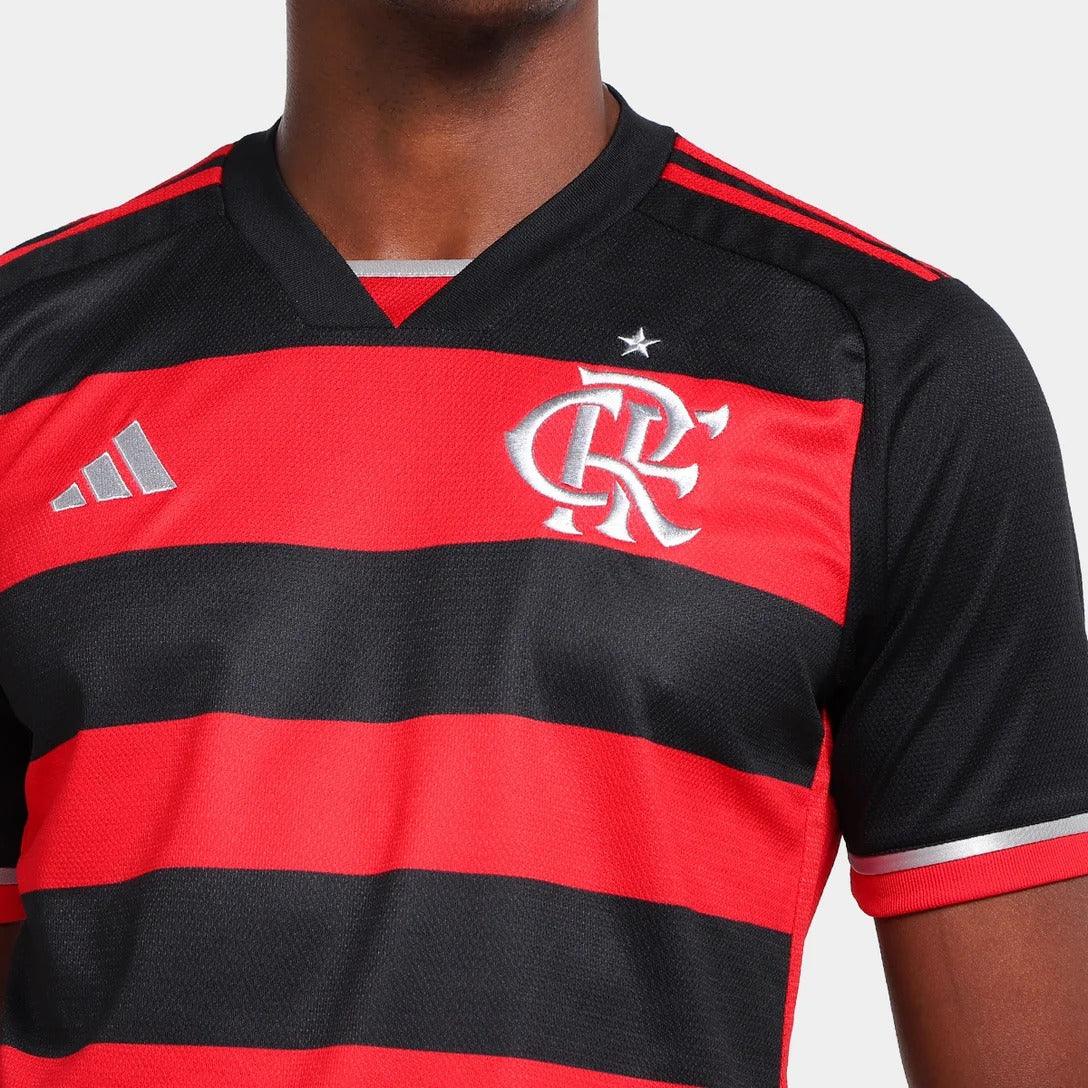 Camisa Flamengo I 2024-25 - Vermelho e Preto - imagem 7