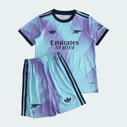 Conjunto Infantil Arsenal Terceiro Equipamento 2024/25