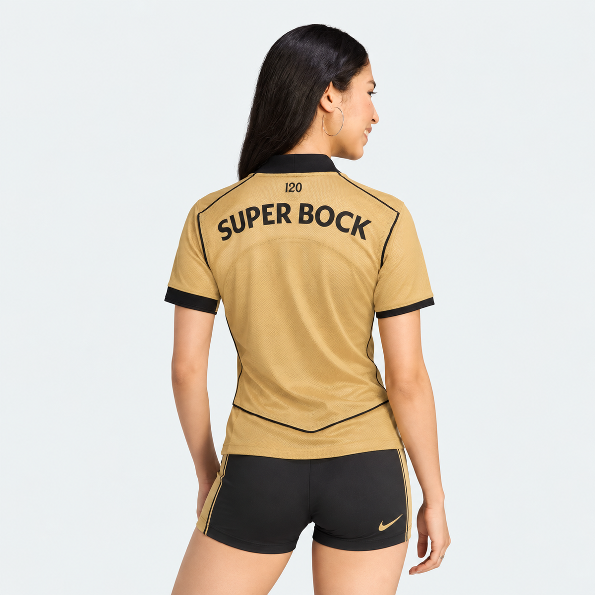 Camisola Feminina Total 90 Alternativa 2026/27 – Dourada