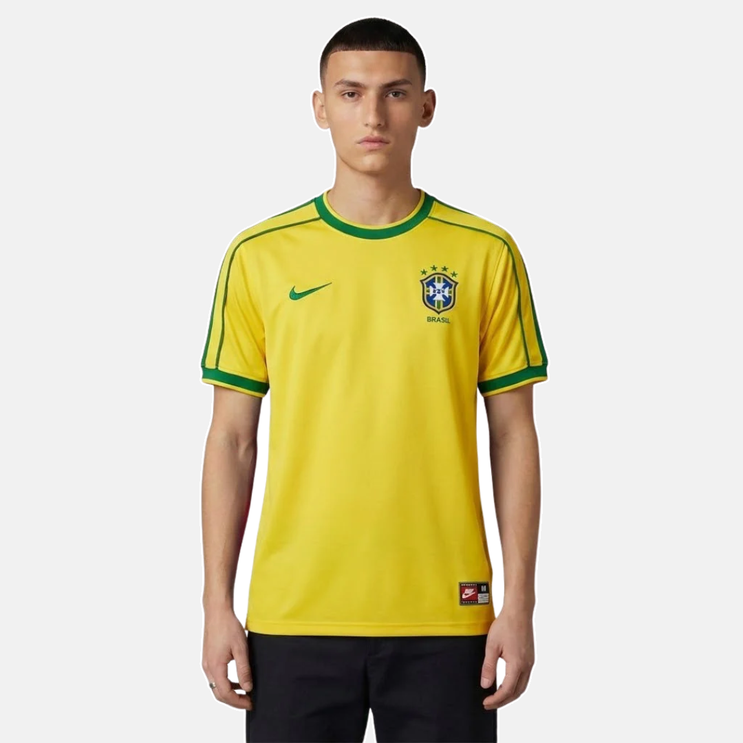 Camisola Retrô Seleção Brasil 1998/99 I - imagem 1