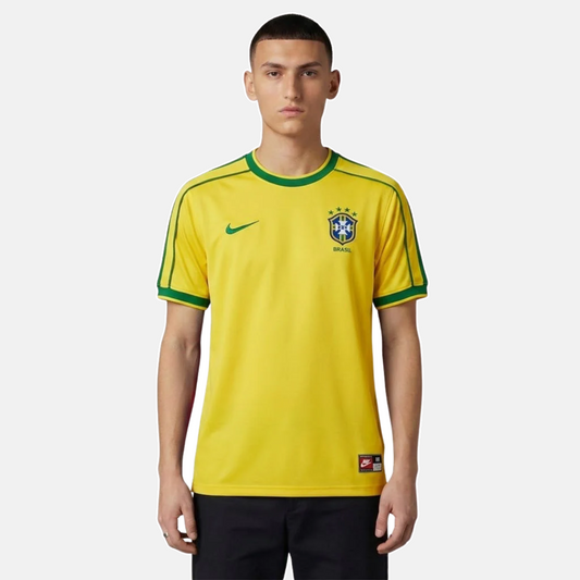 Camisola Retrô Seleção Brasil 1998/99 I - imagem 1