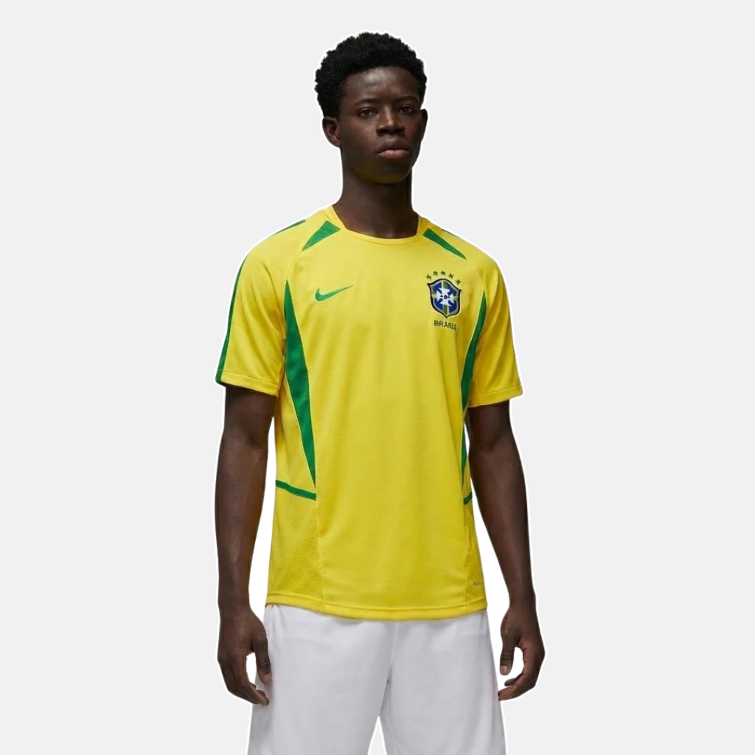 Camisola Retrô Seleção Brasil 2002/03 I - imagem 1