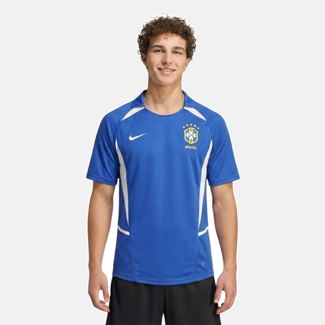 Camisola Retrô Seleção Brasil 2002/03 II - imagem 1