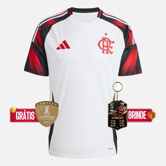 Camisola Flamengo branca away 2025/26 - imagem 1