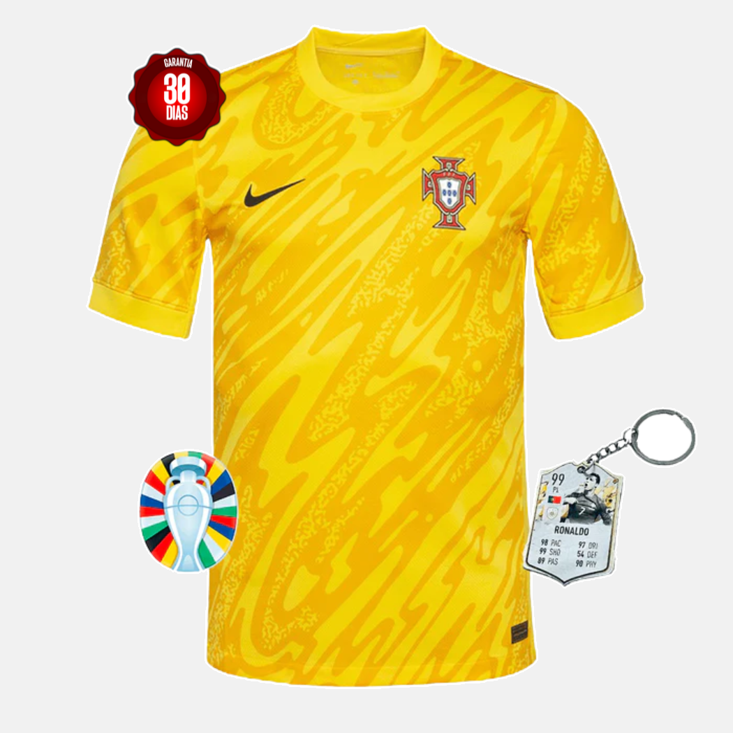 Camisola Portugal Guarda Redes Amarela - 2024/25 - imagem 2