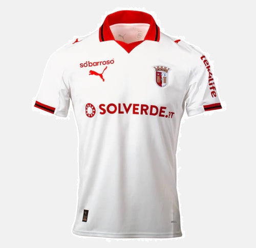 Camisola Braga branca alternativa 2025/26 - imagem 1