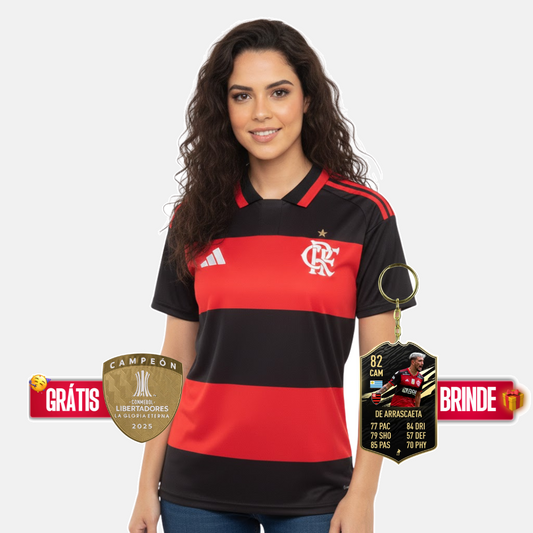 Camisola Feminina I CR Flamengo 26 - imagem 1